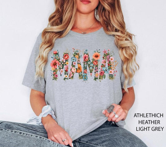 Floral Mama Shirt Mama Sweatshirt Retro Mom Tshirt Mother's Day Gift Flower Shirts For Women Floral New Mom Gift Gift For...