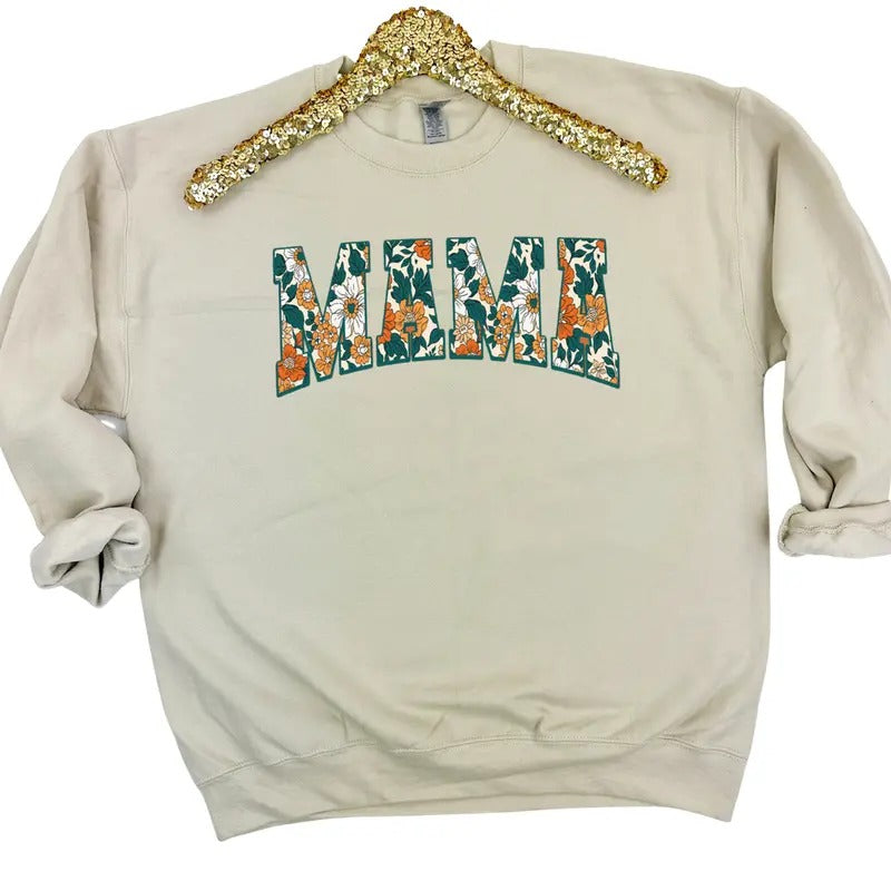 Floral Mama Sweatshirt T-Shirts, Hoodie | WearSparks.com