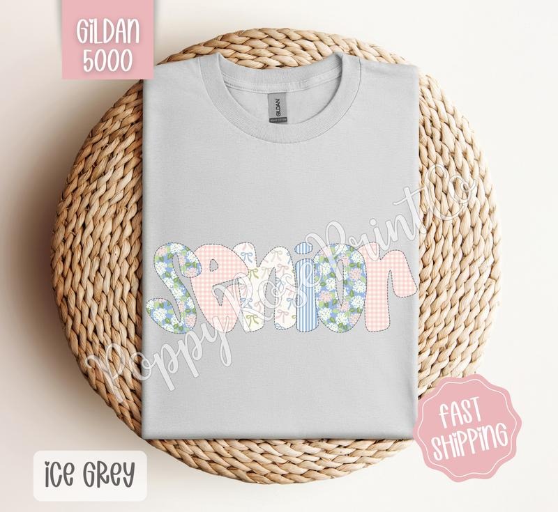 Floral Senior Gildan Shirt, Cute Spring Graduation Tshirt, Coquette Flower Tee, Gift for Her Hoodie, Sweatshirt