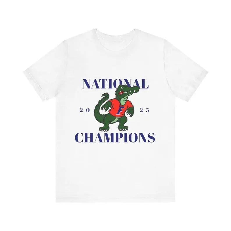 Florida Gators National Champions Graphic Tee, Sports Apparel, Basketball NCAA Champions, March Madness, Basketball...