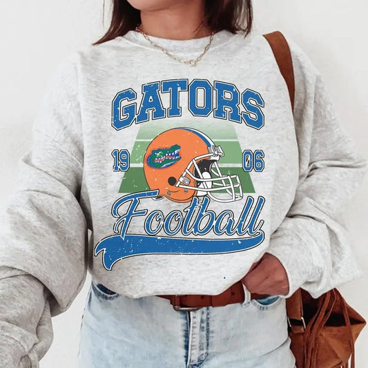 Florida Gators Vintage Football NCAA Sweatshirt, University of Florida Unisex Football NCAA Sweatshirt, Unisex Vintage...