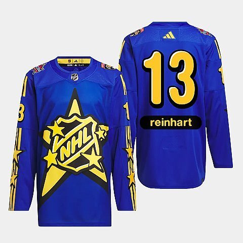 Florida Panthers #13 Sam Reinhart 2024 NHL All-Star Blue Jersey Style 1