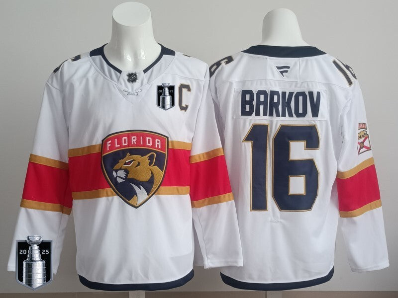 Florida Panthers #16 Aleksander Barkov Panthers Champion Edition Style 6
