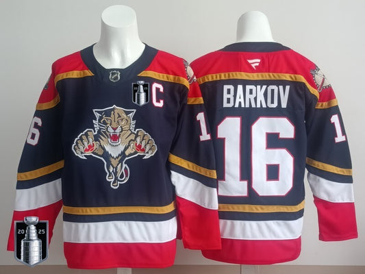 Florida Panthers #16 Aleksander Barkov Panthers Champion Edition Style 7