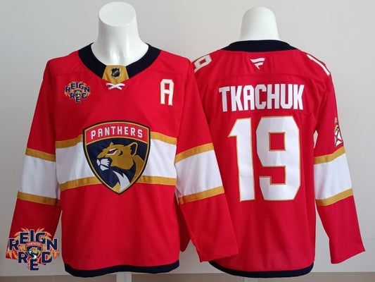 Florida Panthers #19 Matthew Tkachuk Panthers Champion Edition Style 4