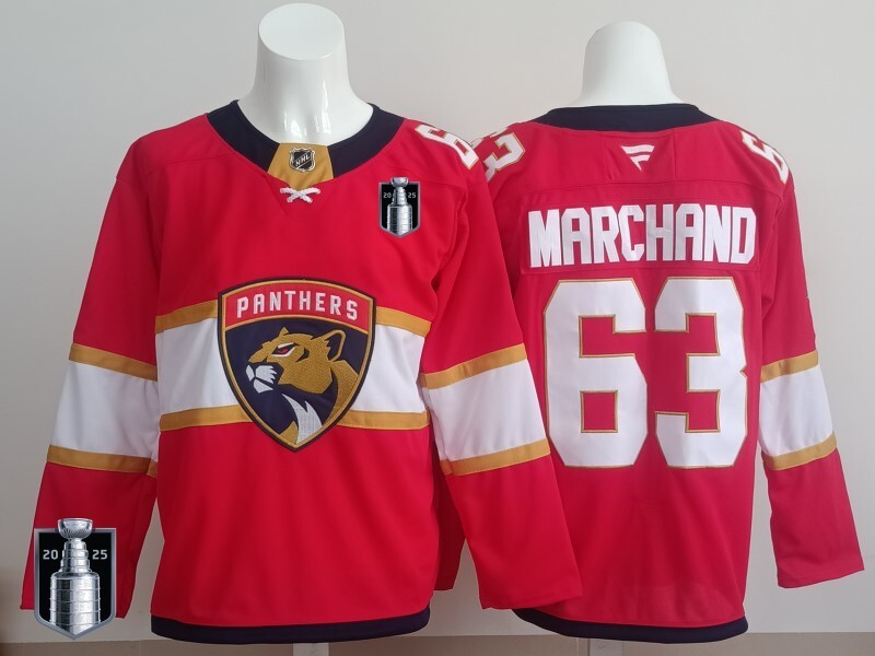 Florida Panthers #63 Brad Marchand Panthers Champion Edition Style 5