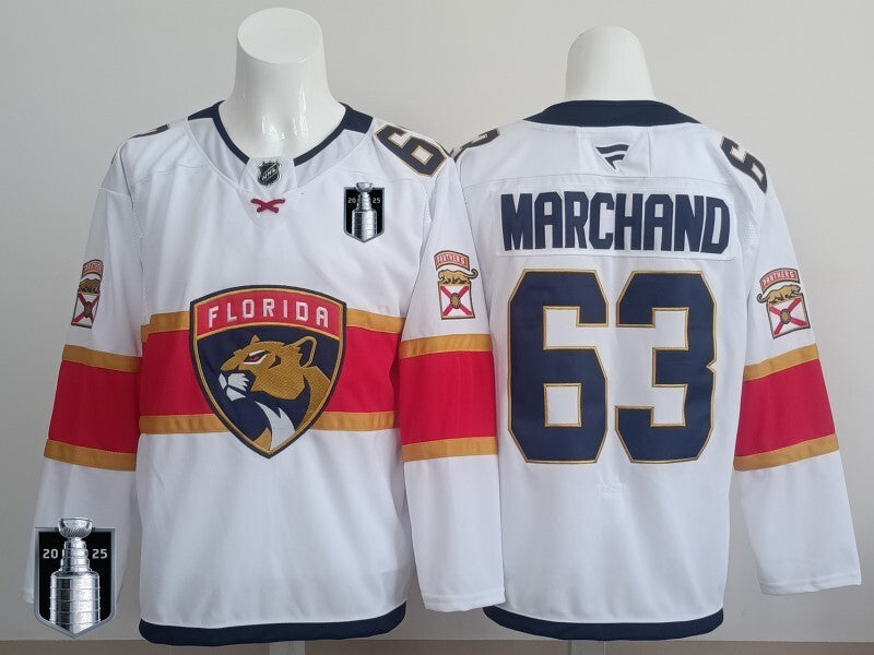 Florida Panthers #63 Brad Marchand Panthers Champion Edition Style 6