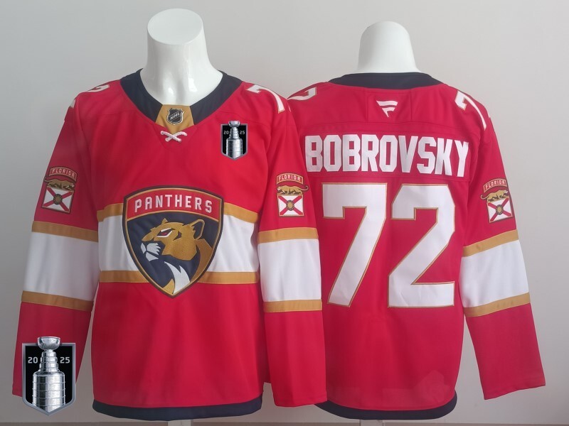 Florida Panthers #72 Sergei Bobrovsky Panthers Champion Edition Style 1