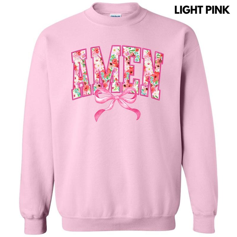 Flower Amen Coquette Sweatshirt 'NLB' T-Shirts, Hoodie | WearSparks.com
