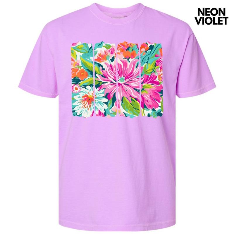 Flower Artwork Comfort Colors T-Shirt 'NLB' Hoodie, Sweatshirt | WearSparks.com