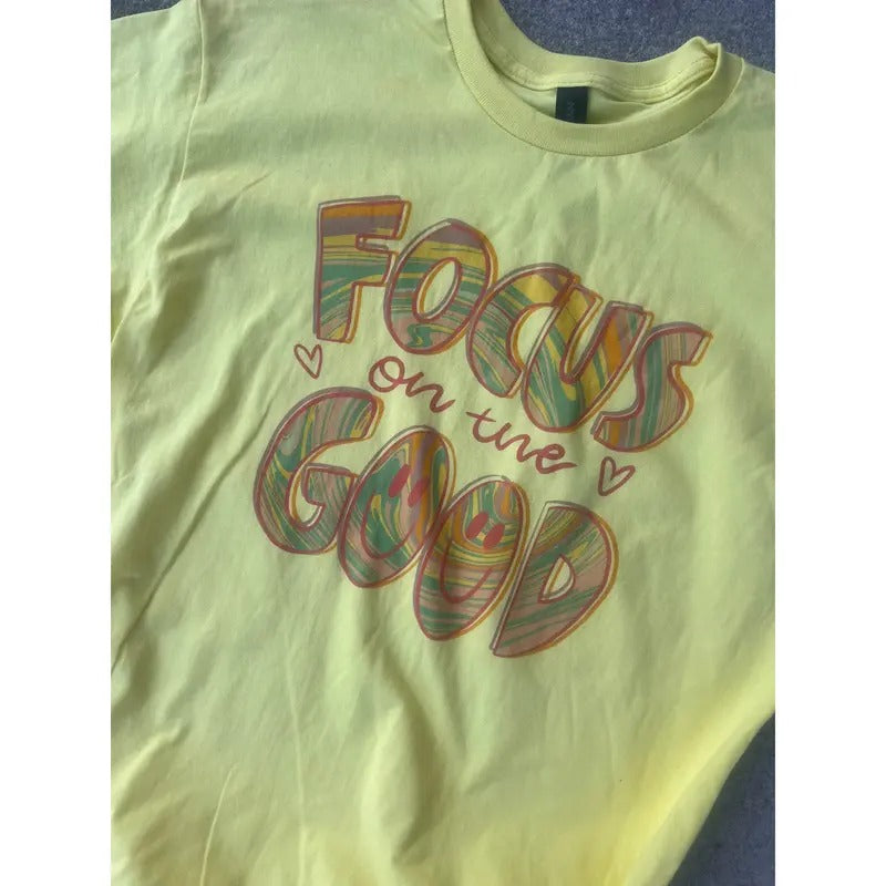 Focus On The Good Top T-Shirts, Hoodie, Sweatshirt | WearSparks.com