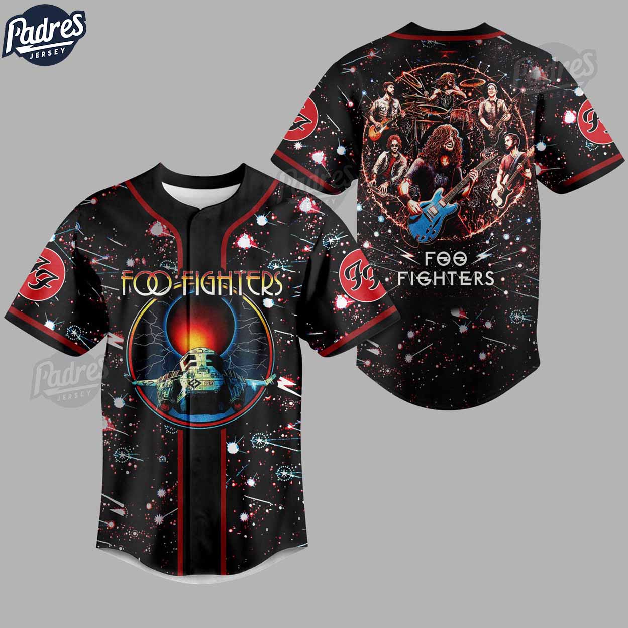 Foo Fighter Universe Custom Baseball Jersey Style - Padres Jersey Oasis: Elevate Your Baseball Style Game T-Shirts,...