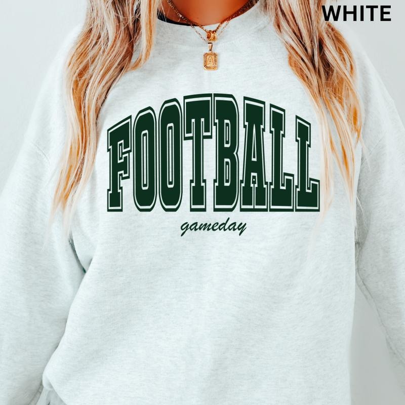 Football Gameday Sweatshirt, Football Bow Crewneck, Game Day football Sweatshirt, Womens Sweatshirt, Sports Crewneck,...