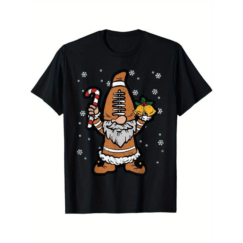 Football Gnome Christmas X-Mas Candy Cane Sport Snowflakes men T-Shirt made in usa Hoodie, Sweatshirt | WearSparks.com