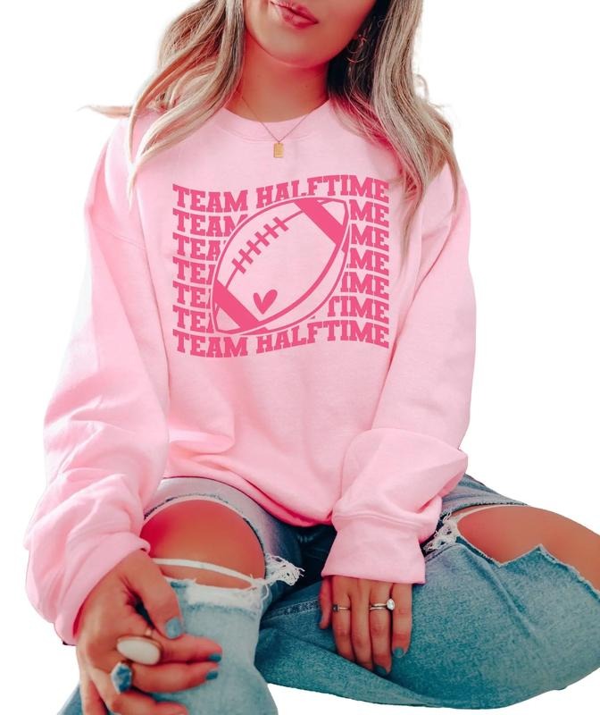Football Sweatshirt, Team Halftime Shirt, Game Day Shirt, Football Party Shirt, Unisex Sweatshirt, Gifts For Football...
