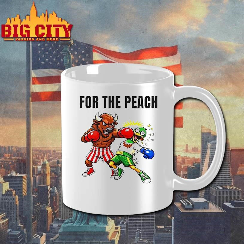 For The Peach Bison Ko Duck Football Mascot Shirt