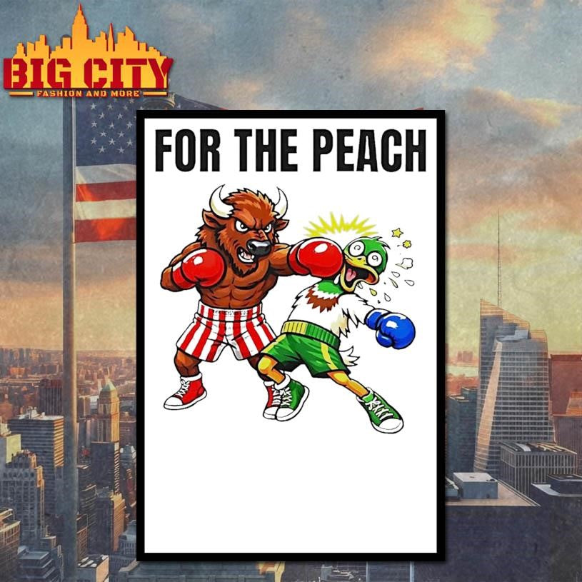For The Peach Bison Ko Duck Football Mascot Shirt