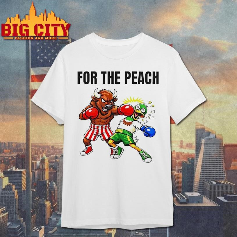 For The Peach Bison Ko Duck Football Mascot Shirt