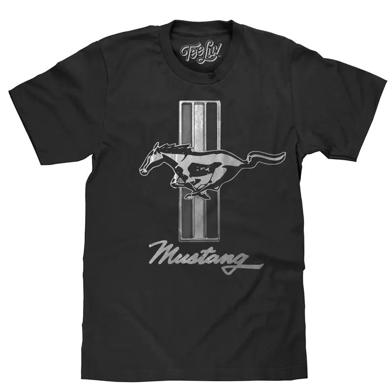 Ford Mustang Logo T-Shirt - Black Hoodie, Sweatshirt | WearSparks.com