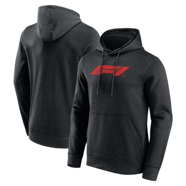 Formula 1 Essentials Small Logo Black Hoodie