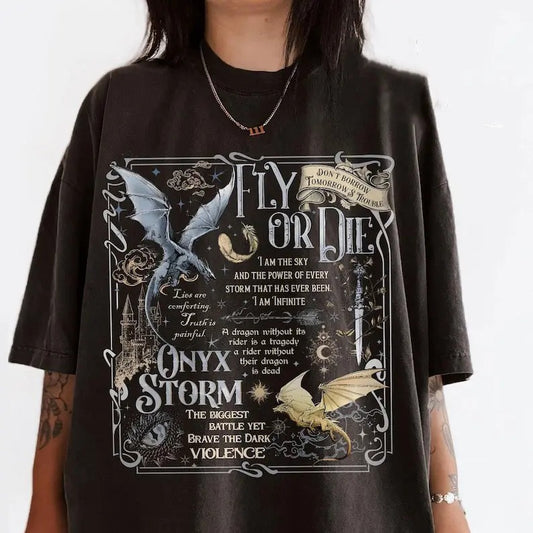 Fourth Wing Comfort Color T-Shirt, Dragon Rider Shirt, Basgiath War College, Violet Sorrengail, Violent Little Thing...