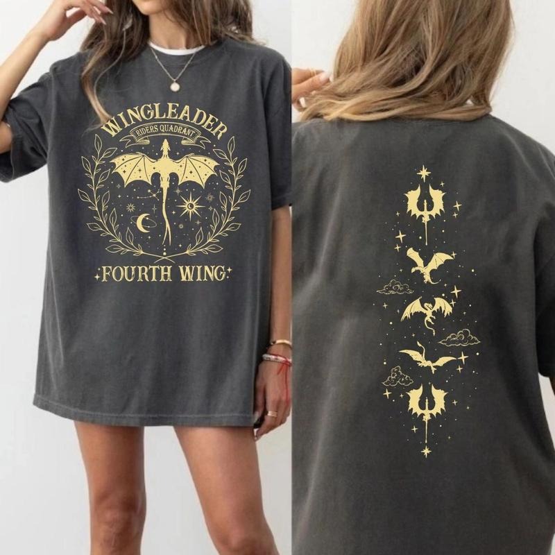 Fourth Wing Riders Quadrant Shirt, Bookish Gift, LT144, Vintage Fashion, Classic Styles for Everyone, Classic Fashion,...