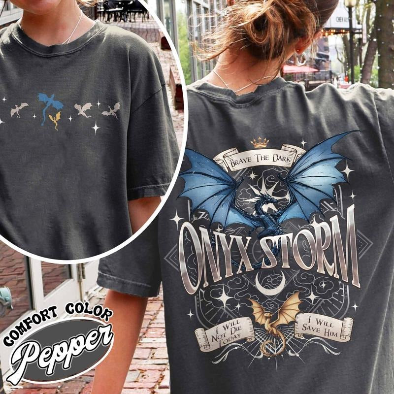Fourth Wing Shirt Basgiath War College Book shirt Violet Sorrengail Tairn Tee Broccoli Onyx Storm Shirt Xaden Riorson...