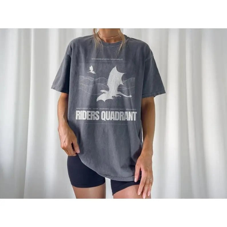 Fourth Wing Shirt Basgiath War College Riders Quadrant Rebecca Yarros Violet Sorrengail Xaden Riorson Enemies to Lovers...