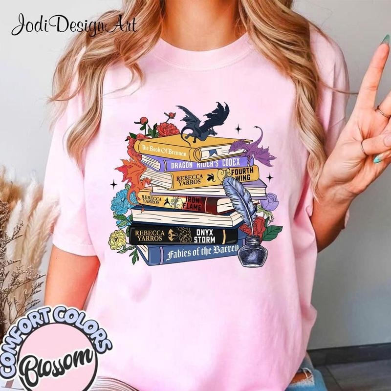 Fourth Wing Shirt, Basgiath War College t-shirt, Violet Sorrengail, Bookish Shirt, Xaden Riorson, Gifts For Readers,...