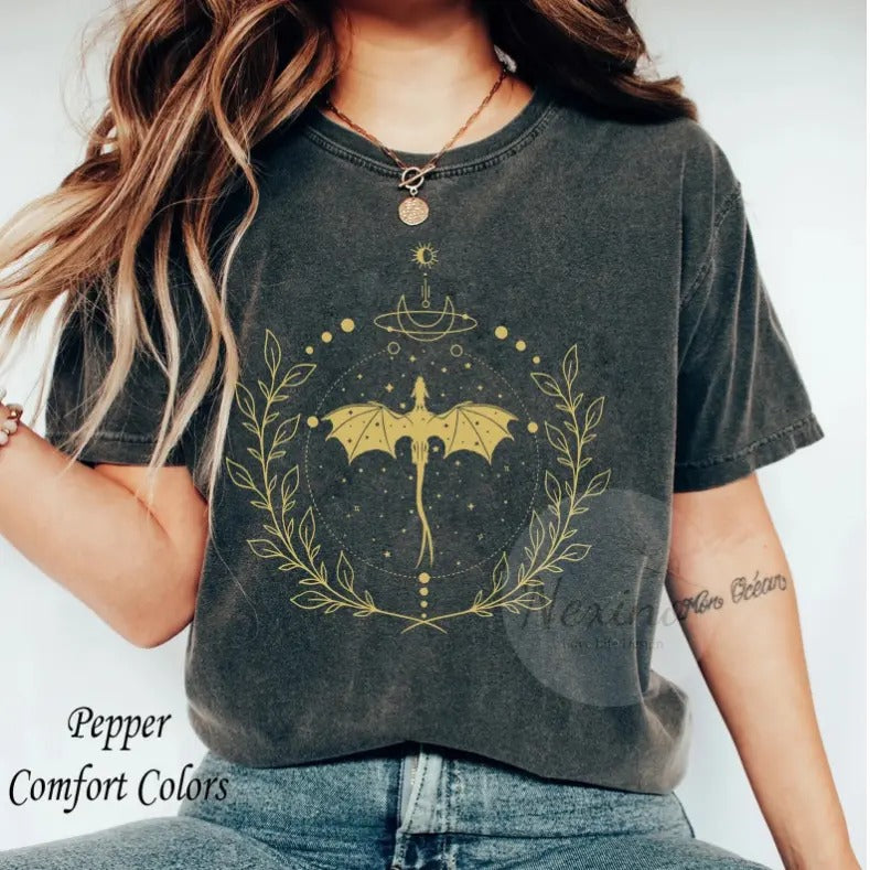 Fourth Wing Shirt, Rebecca Yarros Tee, Violet Sorrengail, Xaden Riorson, Romantasy Fantasy, Bookish Merch, Gifts For...