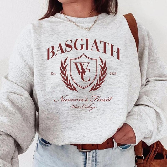 Fourth Wing Sweatshirt, Basgiath War College Shirt, Fourth Wing Dragon Rider T-Shirt, Fantasy Reader Gift, Bookish Merch...