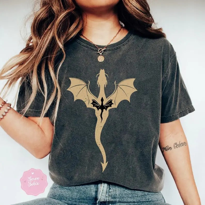 Fourth Wings Dragon Rider Shirt, Fourth Wing Series Shirt, War College T-Shirt, Dragon Rider Tee, Book Merch Gift, Book...