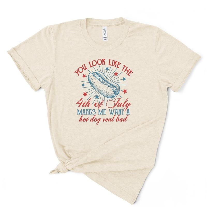 Fourth of July T Shirt Fourth of July Wants Me to Have A Hotdog Hoodie, Sweatshirt | WearSparks.com