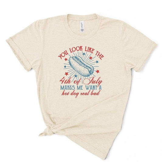 Fourth of July T Shirt Fourth of July Wants Me to Have A Hotdog Hoodie, Sweatshirt | WearSparks.com