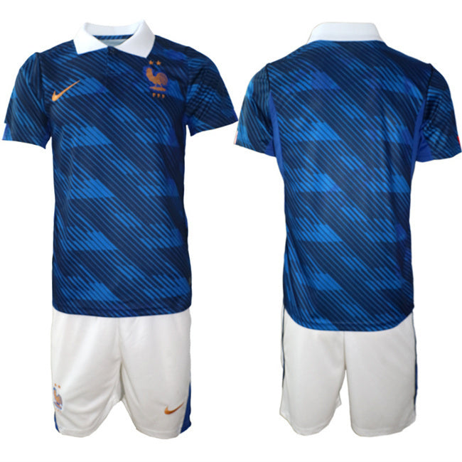 France Navy 2026 Home Soccer Jersey Suit