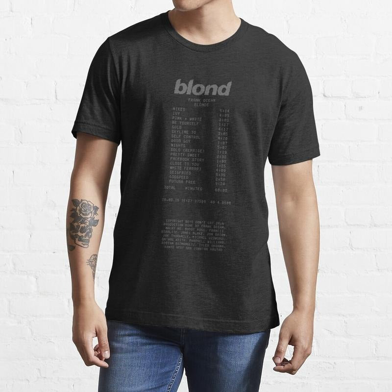 Frank 0cean Blonde Album T-Shirt Premium Merch Store Hoodie, Sweatshirt | WearSparks.com