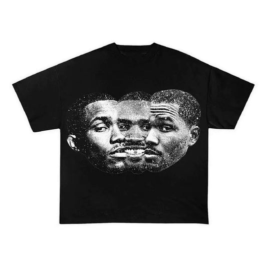 Frank Hip-Hop Big Face Graphic T-Shirt - Modern and Trendy Look Hoodie, Sweatshirt | WearSparks.com