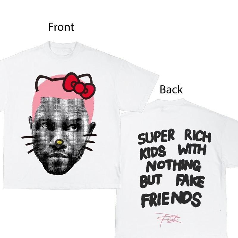 Frank Kitty (PINK) Cute Graphic Tee Hoodie, Sweatshirt | WearSparks.com