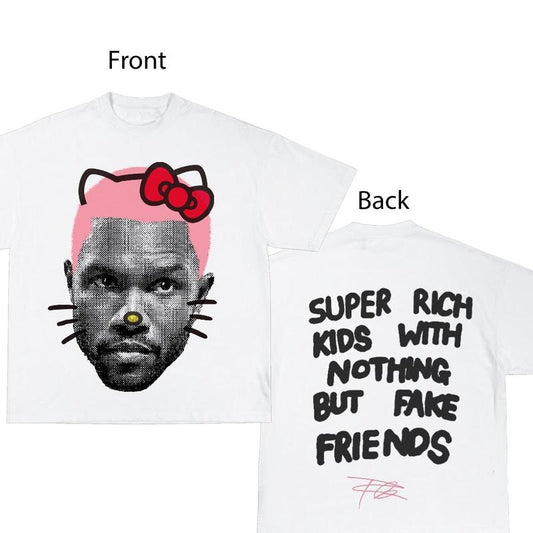 Frank Kitty (PINK) Cute Graphic Tee Hoodie, Sweatshirt | WearSparks.com