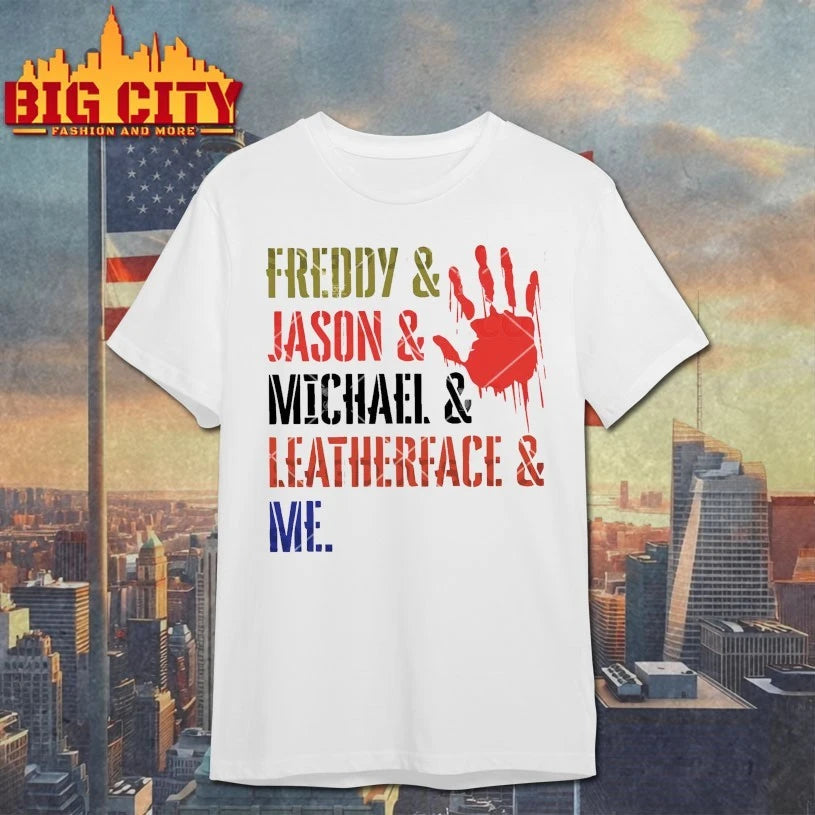 Freddy Jason Michael Leatherface Me shirt
