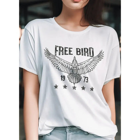 Free Bird Shirt Boho T-Shirt Free Bird Tee Eagle  graphic shirt, shirt style, funny teeshirt, summer tshirts, cool...