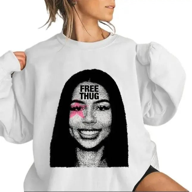 Free Thug Mariah Classic Sweater Tee - Stand Out with Classic Style Hoodie, Sweatshirt | WearSparks.com