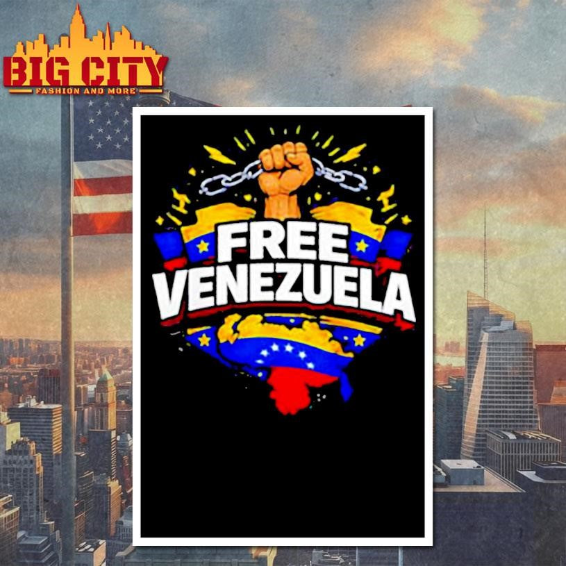 Free Venezuela graphic shirt