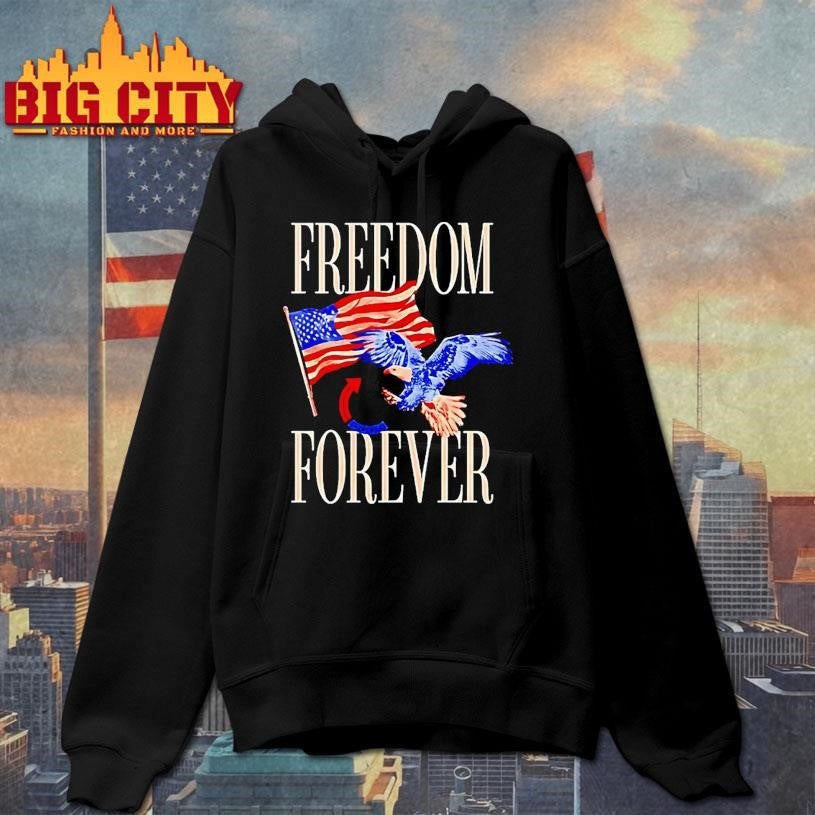 Freedom Forever Eagle Usa Flag Shirt