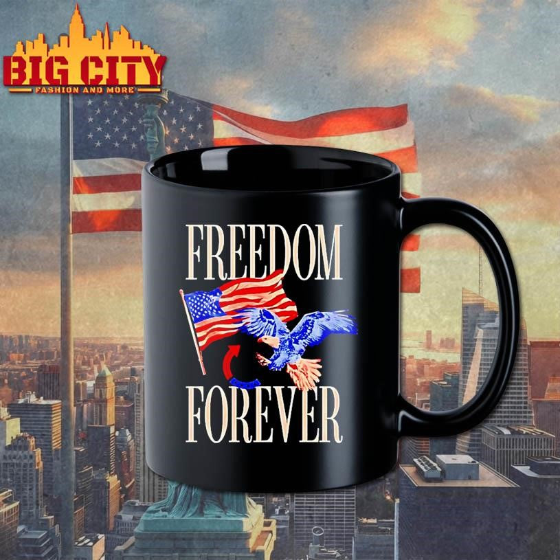 Freedom Forever Eagle Usa Flag Shirt