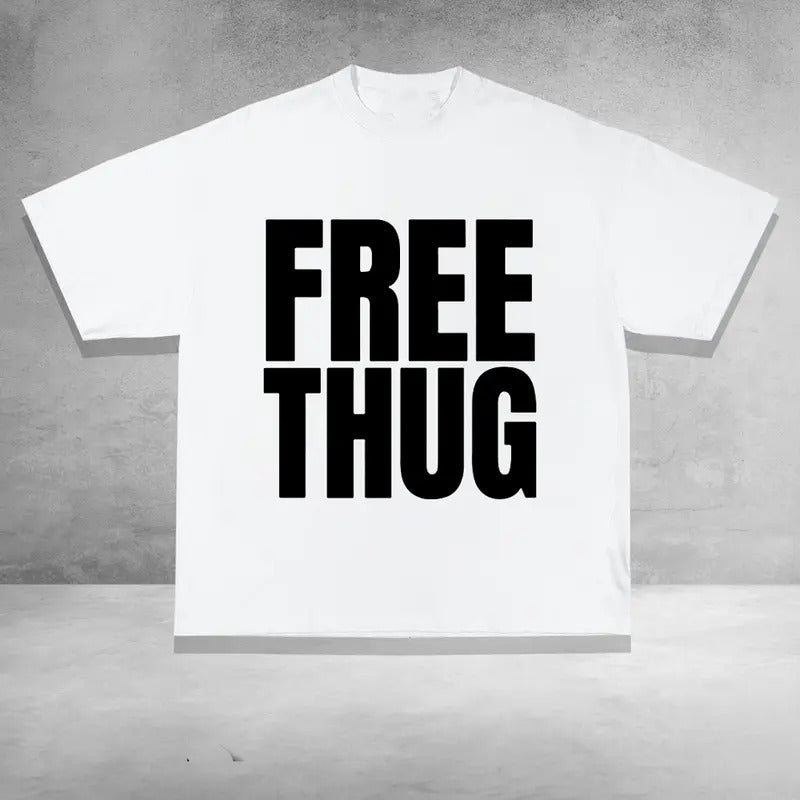 Freeee Thug Tee Trendy Casual Classic Hoodie, Sweatshirt | WearSparks.com