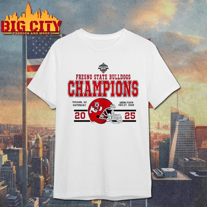 Fresno State Bulldogs Football Champions 2025 Snoop Dogg Arizona Bowl Shirt