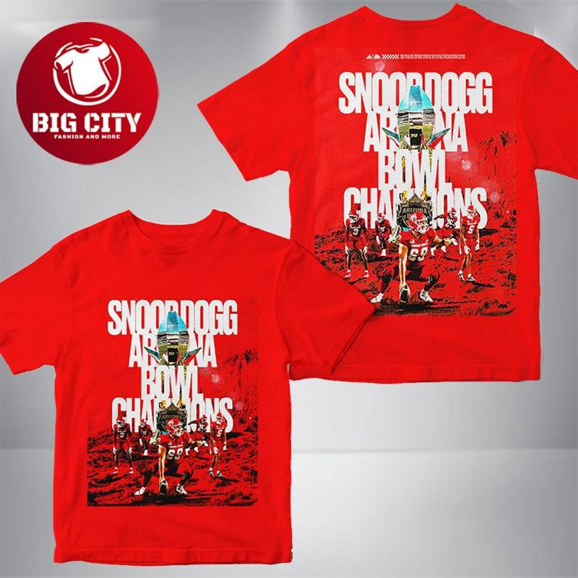 Fresno State Bulldogs Snoop Dogg Arizona Bowl Champions 2025 Two Sided Shirt