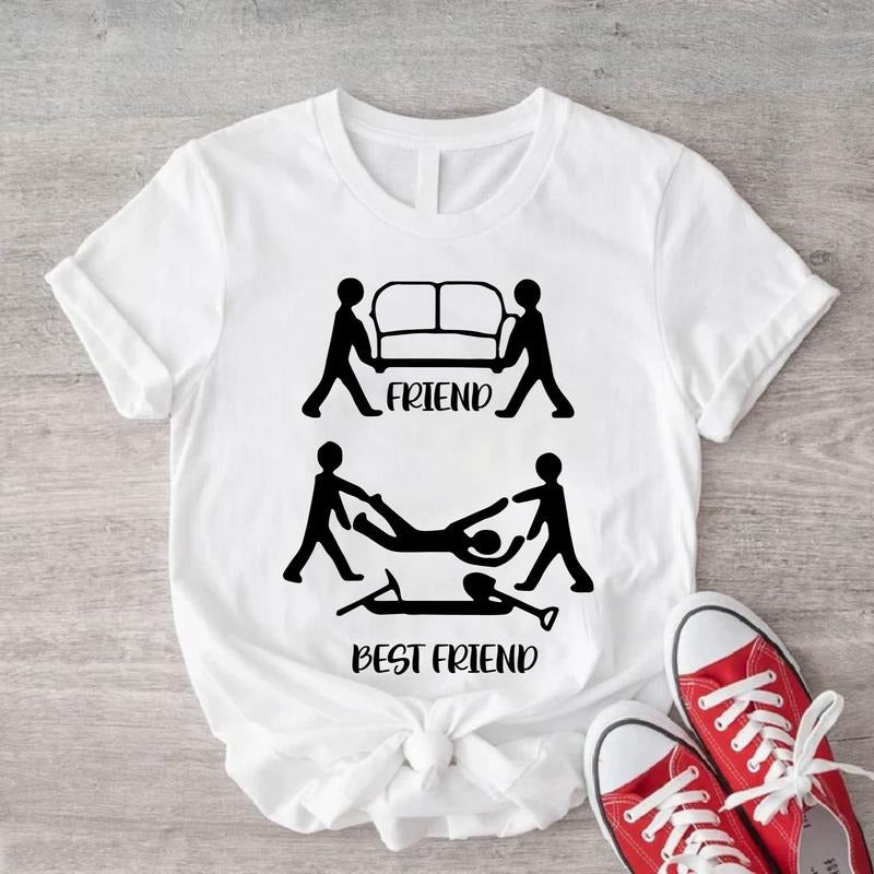 Friend Vs Best Friend Shirt, Sarcastic Friends T-Shirt, Best Friend Birthday Gift Tee, Friendship Tee, Matching Bestie...