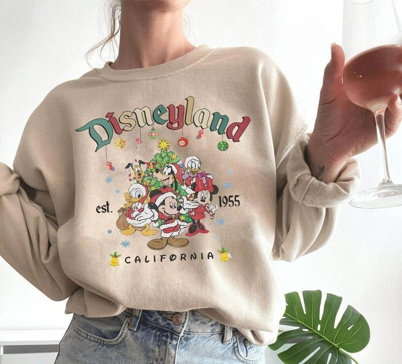 Friends Christmas Est 1955 Sweatshirt, Christmas Gifts T-Shirts, Hoodie | WearSparks.com